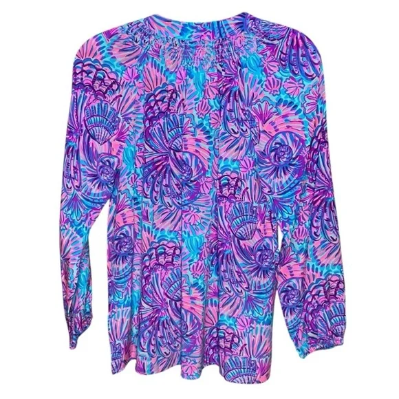 Lilly Pulitzer Elsa Silk Top S - Picture 2 of 2